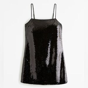 abercrombie Sequin Squareneck Mini Dress